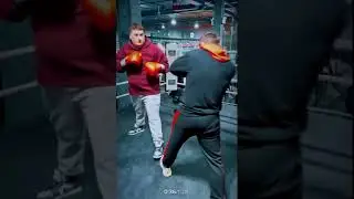 Alex Lee Boxing Practice with Students