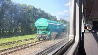 [БЧ] Поездка на электричке ЭР9Т-694.Минск.пасс-Печинский.