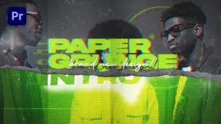 Premiere Pro Template: Paper Grunge Intro