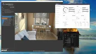 A few Cinebench runs with the I9-10940X 14 Core 28 Threads CPU