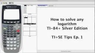 How to Solve for any base Logarithm - TI-84 Tips and Tricks (QUICK and Easy!)