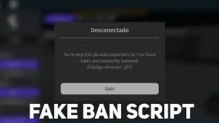 Fake Ban Script - Fake Permanently Ban Script FE | Fluxus, Delta, Arceus X