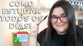 ✅🗓️ COMO CUMPRIR O CRONOGRAMA DE ESTUDOS PARA O ENEM: Dicas para ser constante nos estudos