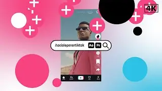 Social Opener TikTok (After Effects - Premiere Pro Mogrts)