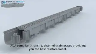 ADA Compliant Trench & Channel Drain Grates Providng the Best Reinforcement