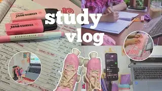 Study vlog 📝 note taking, 2nd examination, online classes, back to roller skating + iced coffee ☕ PH