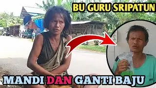 BU GURU SRIPATUN, ODGJ, Berhasil Pangkas Rambut, Mandi dan Ganti Baju
