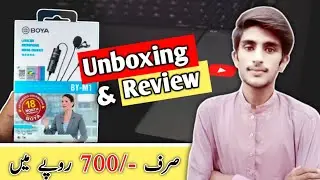 Boya m1 mic Unboxing & Review | Best budget mic