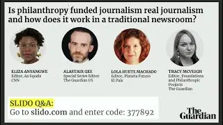 Is philanthropy-funded journalism “real” journalism: and how does it work in a traditional newsroom?