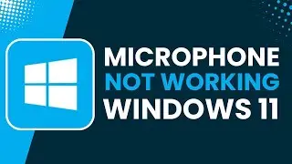 Microphone Not Working in Windows 11 Fix