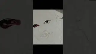drawing using brustro skin tone 
