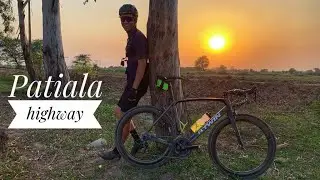 Cycling on Chandigarh-Patiala Highway