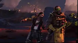 Caustic likes booty slaps in Apex Legends