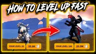 How to Get EXP and G-cells FAST!! | Kaiju Universe Roblox