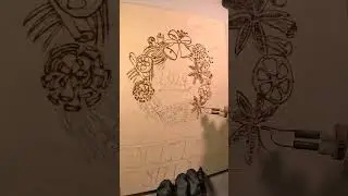 Mutlu Yıllar Ahşap Yakma Happy New Years Pyrography