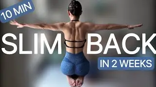 10-Min Slim Back Fat, Bra Bulge & Improve Posture HIIT | No Equipment (Beginner Friendly)