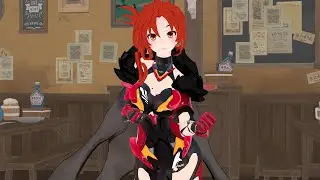 Honkai Impact MMD Himeko Buss It Challenge