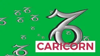 Floating Zodiac Capricorn Green Screen Effect | Ambitious and Earthy Visuals