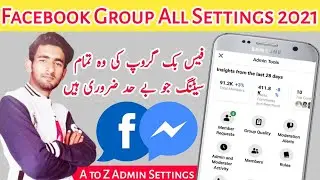 Facebook Group Ki Setting Kaise Kare 2021 || Facebook Group Admin Settings || Facebook Admin Tool
