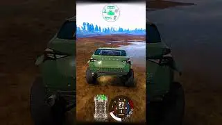 skoda kodiaq  Conquers a City/Mud Off-Road Track in BeamNG #shorts #short