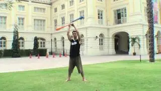 Poi Spinning Lesson: The Antispin Fountain (Intermediate to Advanced Tutorial)