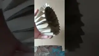 Делаю картонную деталь ( Колесо).