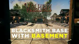 Valheim - Hearth & Home: Blacksmith Base with Basement Build