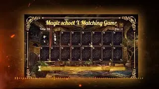 【Trailer】 Magic School X Matching Game Card | Mini Project
