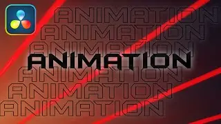 Duplizierte Schrift Animation - DAVINCI RESOLVE - Tutorial Deutsch Guide