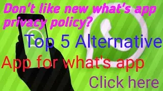 Top 5 Alternative App for What's App | SCA Ungala Oruvan | Tamil