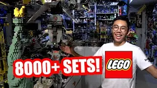 Massive LEGO Collection with 8,200 Sets & 15,000 Minifigs! 