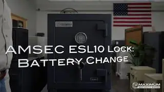 AMSEC ESL10: How to Change the Batteries