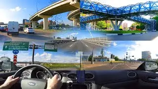 МКАД - Рублевское шоссе - СЗХ - Ленинградское шоссе - Химки
