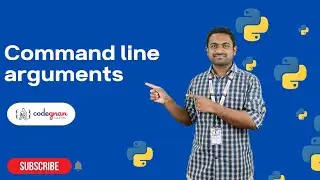 Command line arguments in Python | Python Tutorials - 2022 | Codegnan