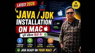 Java/JDK Installation on macOS 2026 🚀 | Complete Setup Guide in Hindi