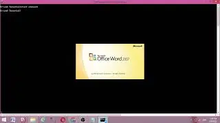 How to open MS WORD, EXCEL, POWERPOINT, ACCESS  using cmd