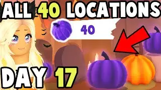 (Day 17) ALL 40 Purple Pumpkins in Adopt Me!