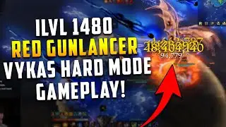 Lost Ark: 1480 Red Gunlancer Vykas Hard Mode Gameplay!