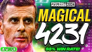 Motta's MAGIC 4231 FM24 Tactics! (98% Win Rate) | Best FM24 Tactics