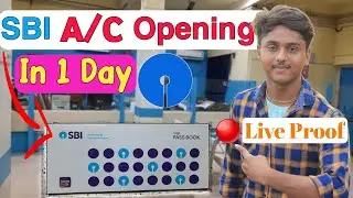 🔴Live Proof | Online SBI Account Opening In 1 Day - 1 दिन मैं SBI बैंक खोलो🔥