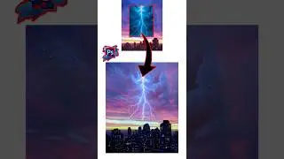 Thunder effect in Photoshop