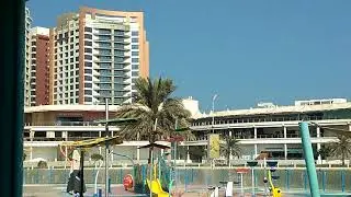 The lagoon park in the Bahrain