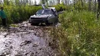 Торфяная дорога, заебуксовал.