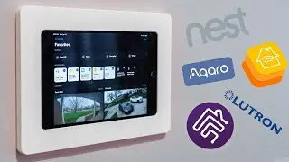 Wall Mounted iPad Smart Home Set up! (iPAD controls the WHOLE house!) - 2023 UPDATE!