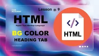 HTML BGColor Heading TAG by CCIE Academy