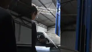 1uzfe turbo v8 start up with no exhaust!