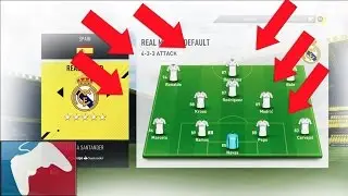 FIFA 17 REAL MADRID MLG TEAM SHEET ( Best Holding Formation )