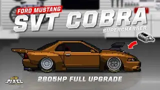PIXEL CAR RACER - FORD MUSTANG SVT COBRA *2805 HP* LS ENGINE