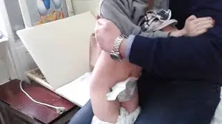 Look after giving the injection to the little girl, the poor girl started crying