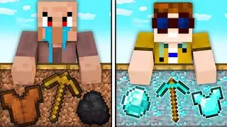 NOOB MINE vs PRO MINE in Minecraft